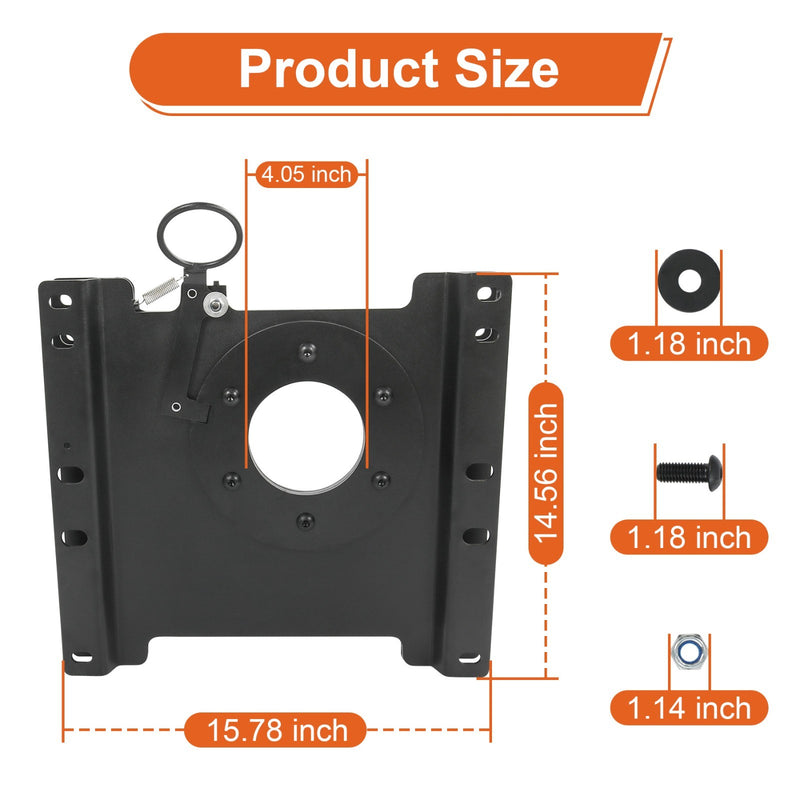 Passenger Seat Swivel Kit for Ford Econoline E150 E250 E350 E450 Front Right