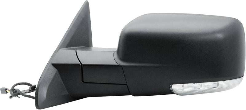 Mirror Left Driver Manual Fold Heated Temp Sensor for Dodge Ram 1500 2013-19