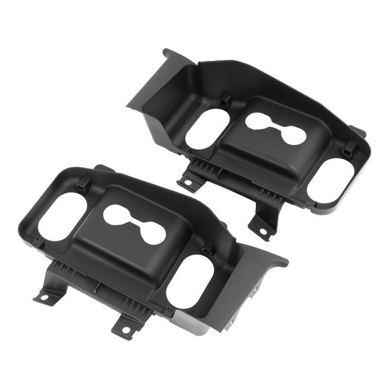 LH RH Front Bumper Tow Hook Trim Cover Panel for Ford Super Duty 17-19 Pair
