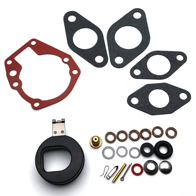 DURAFORCE 439071 Carburetor Kit and Float for Johnson for Evinrude 1.5 2 3 4 5 Hp 18-7043