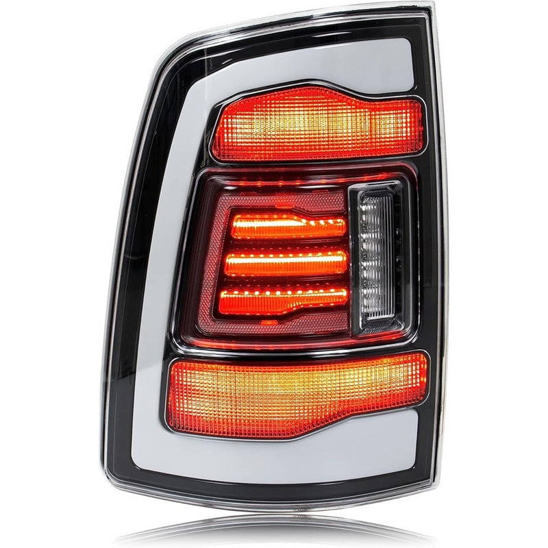 LED Tail Light Pair for Dodge Ram 1500 2500 3500 2009-2018 Clear Lens Rear