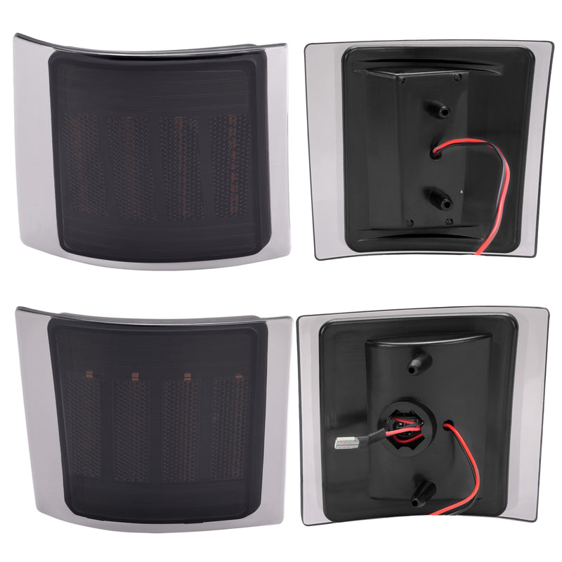 Smoke Sequential LED Corner Marker Lights for Chevy C/K 1500 2500 1994-1999 4PC