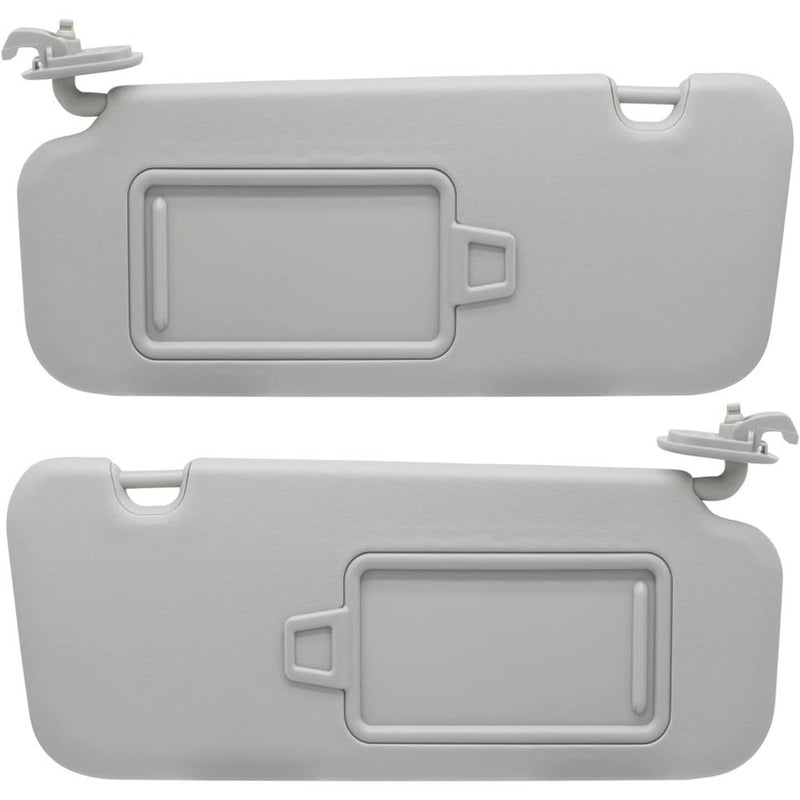 Driver Passenger Gray Sun Visor Mirror for Hyundai Elantra 2017-2019