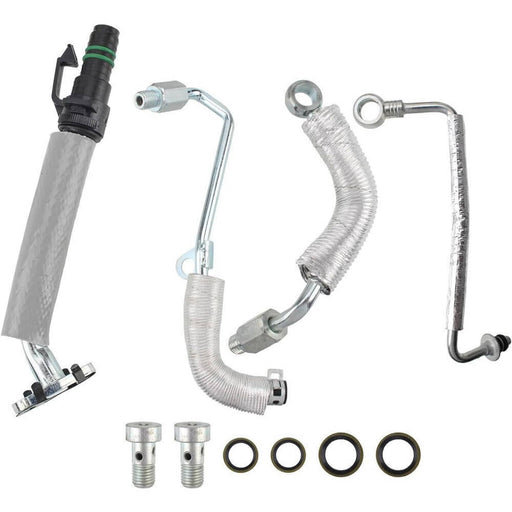 DURAFORCE 55567067 Turbo Charger Coolant Return Hose Line for Chevy Cruze Buick GM 1.4L