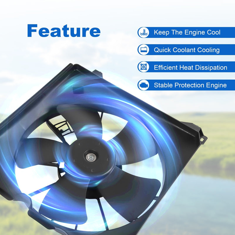 620-289 Radiator Cooling Fan Assembly Driver Side for Honda Accord