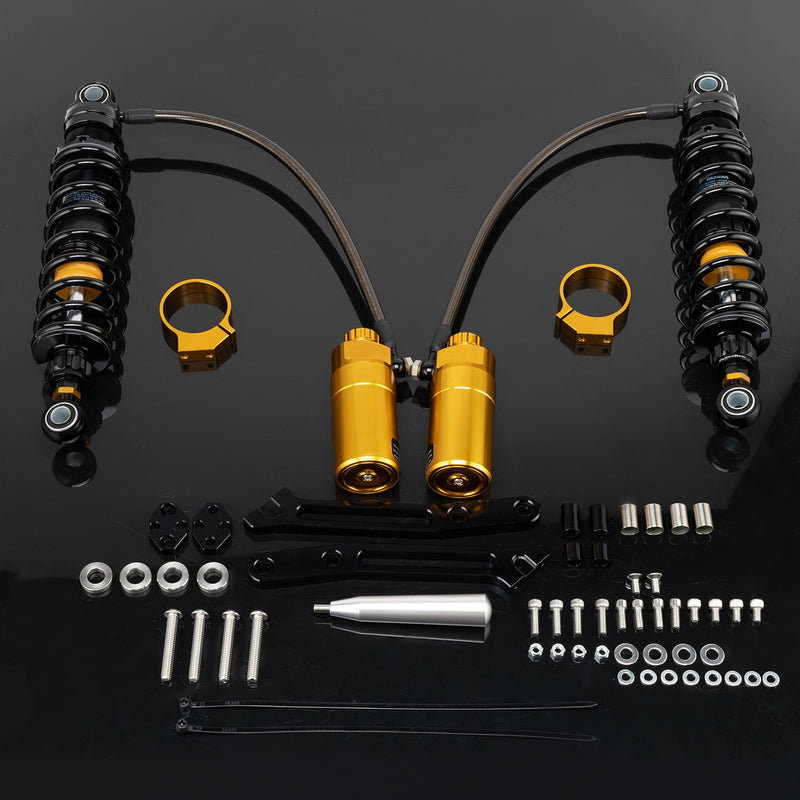 Remote Reservoir Rear Shock for Harley Electra Glide FLHT Suspension 2019-2022