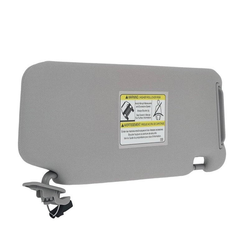 TDY1-69-320 Left Driver Side Gray Sun Visor with Lights for Mazda CX-9 2010-2015