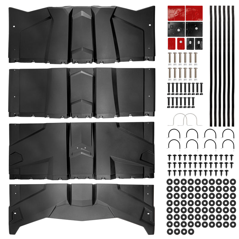 Plastic Hard Roof Top for Can Am Maverick MAX X DS Turbo R RR 4 Seater 4 Piece