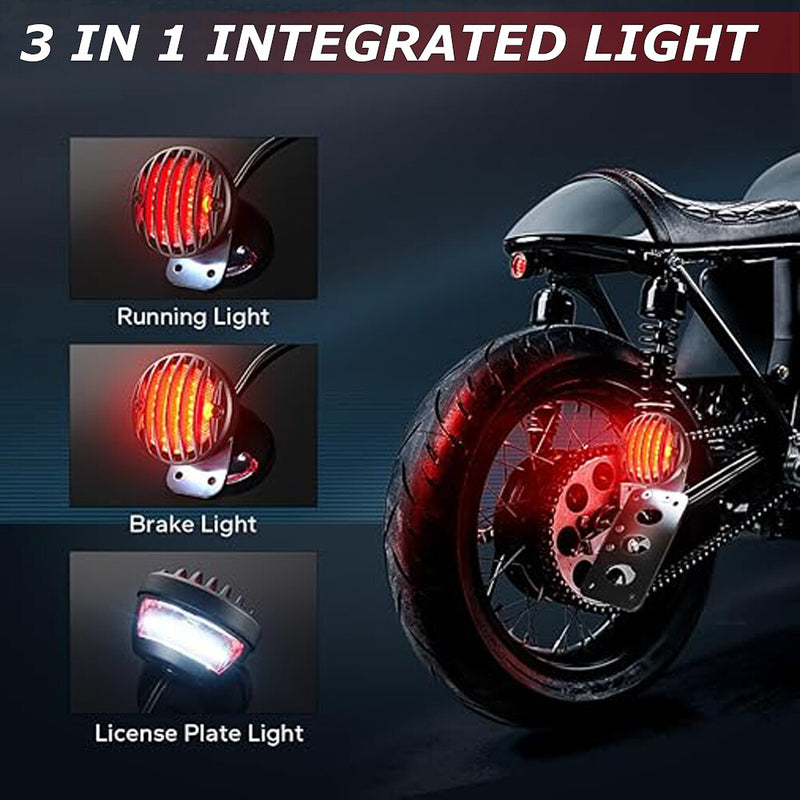 LED Tail Brake Run Light Bracket Motorcycle for Harley Sportster Chopper Bobber