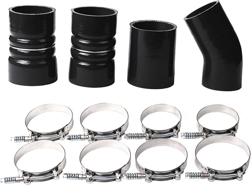 Turbo Intercooler Boot Clamp Kit CAC Hose for 03-07 Ford 6.0L Diesel