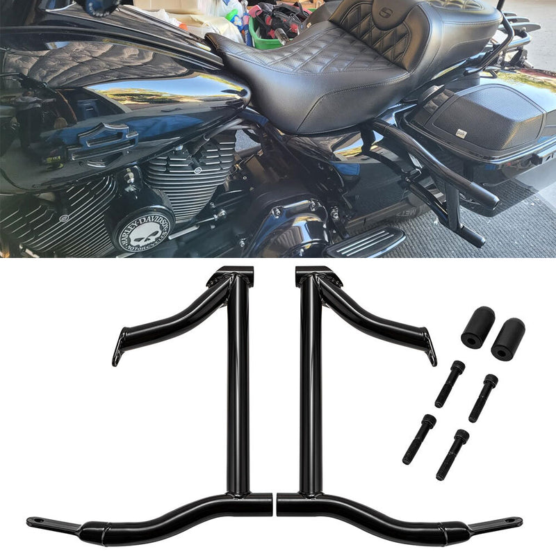 Motorcycle Rear Saddlebag Guards Crash Bars for Harley Electra Glide FLHT