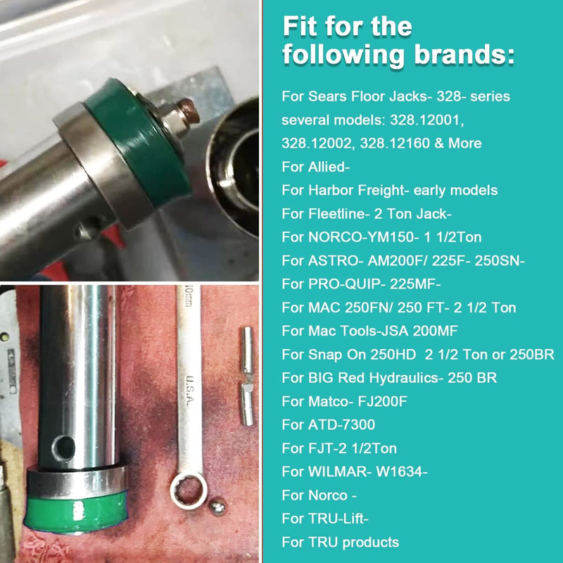 Hydraulic Jack Piston U-Cup Seal Replacement for 2 Ton Floor Jack 328 Series