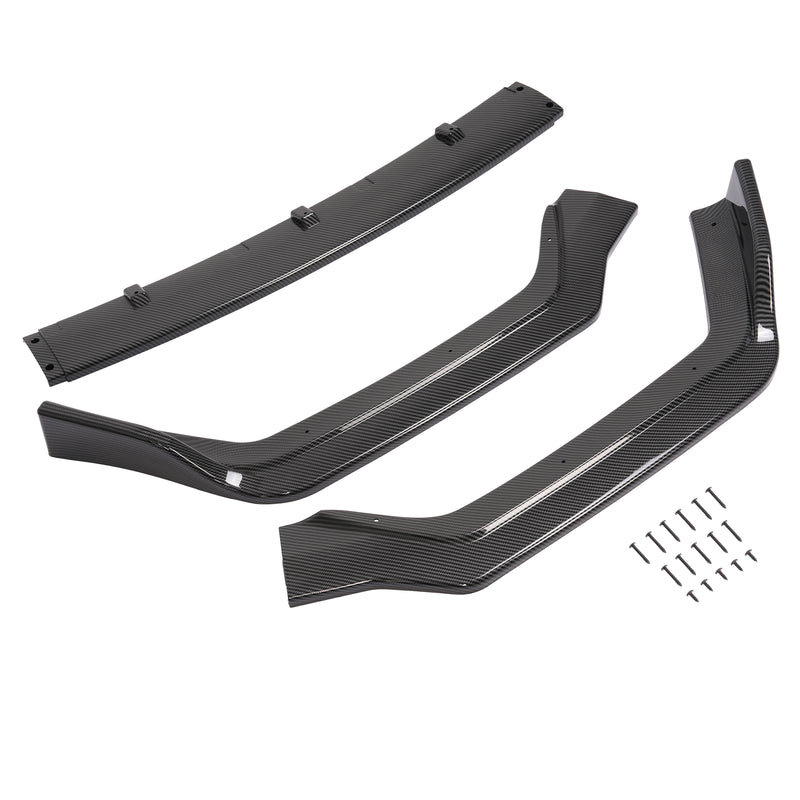 Carbon Fiber Front Bumper Lip Spoiler Splitter for Infiniti Q50 Sport 2018-2023