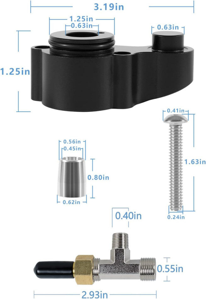 HP4600 Gland Kit HF4202 Bleeder Tee Kit for Baystar Hydraulic Steering Cylinder