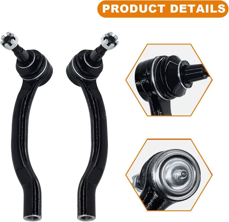 Front Lower Control Arm Ball Joints Tie Rod Sway Bar for Nissan Altima 07-13