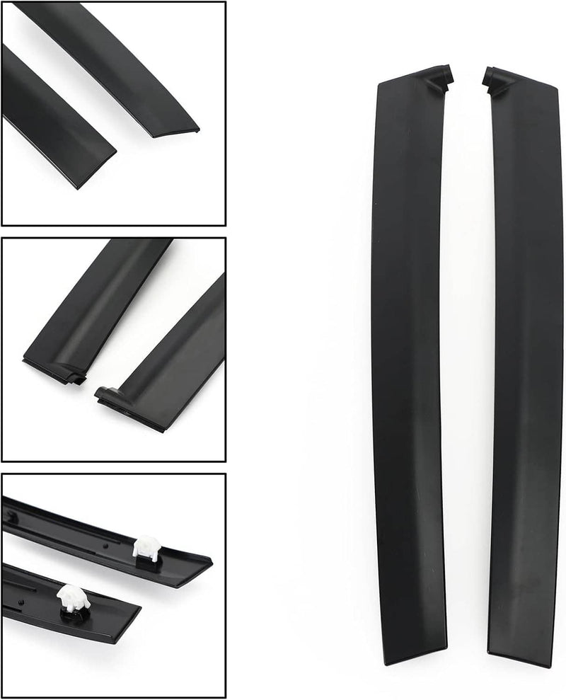 LH RH Door Garnish Trim Pillar Sash for Honda Civic Coupe Hatchback 1992-1995