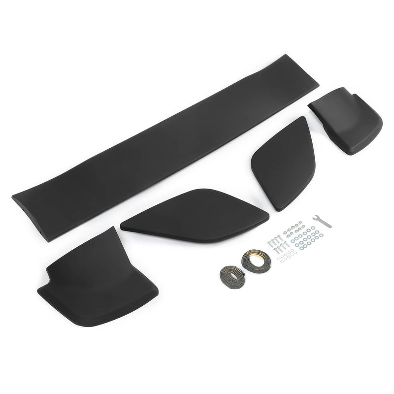 DURAFORCE Rear Trunk Spoiler Wing For Subaru WRX STI 2015-2021 JDM Style Matte Black