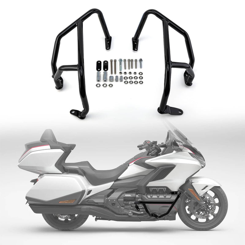 Black Engine Guard Crash Bar for Honda GL1800 F6C F6B Bagger 2018-2025 2023