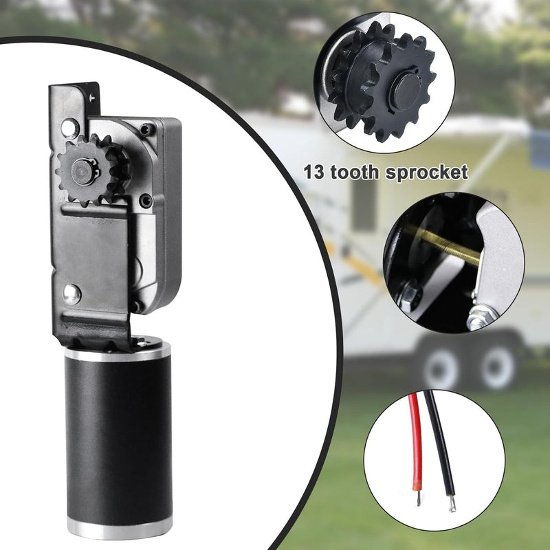 R25076-1 RV Slide Out Gear Box High Output Motor for R25075 R25076-1