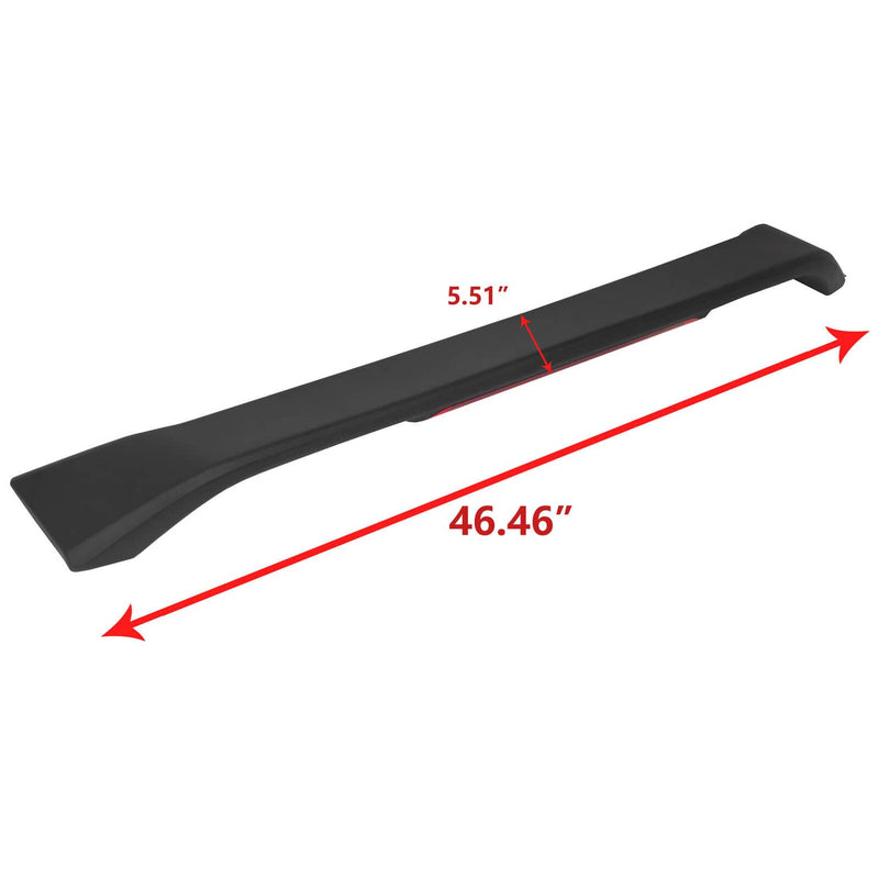 DURAFORCE Trunk Spoiler Wing LED Brake Light Lamp for Honda Civic 12-15 4DR SI