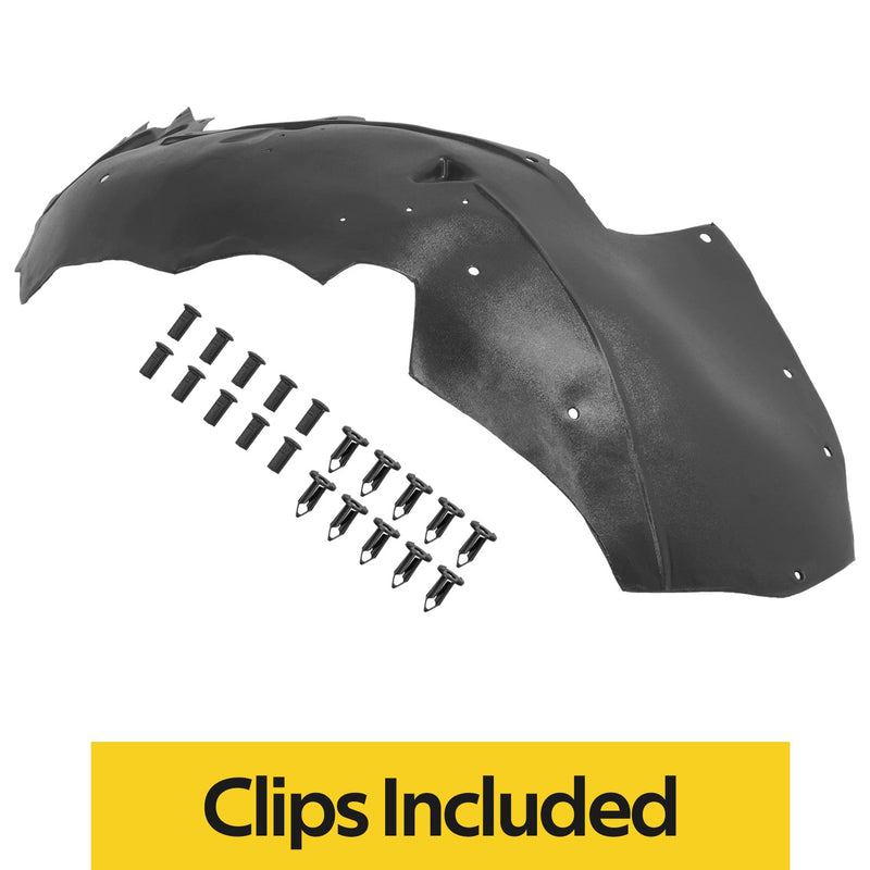 Front Passenger Side Fender Liner With Clips for Chevrolet Silverado 99-07 1500