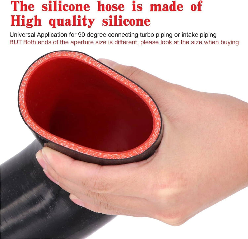 3" 90 Degree 76mm Elbow Silicone Hose Intake Intercooler Pipe Turbo Coupler