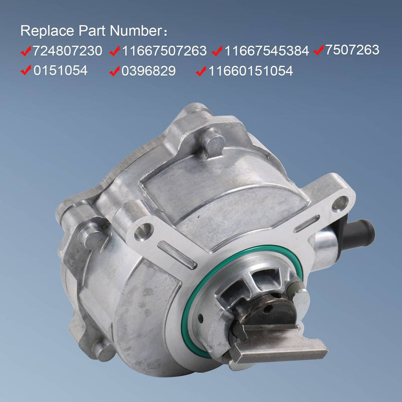 Brake Vacuum Pump for BMW 645Ci 650i 745Li 750i 760i E63 E64 E65 E66 E70 X5 4.8L