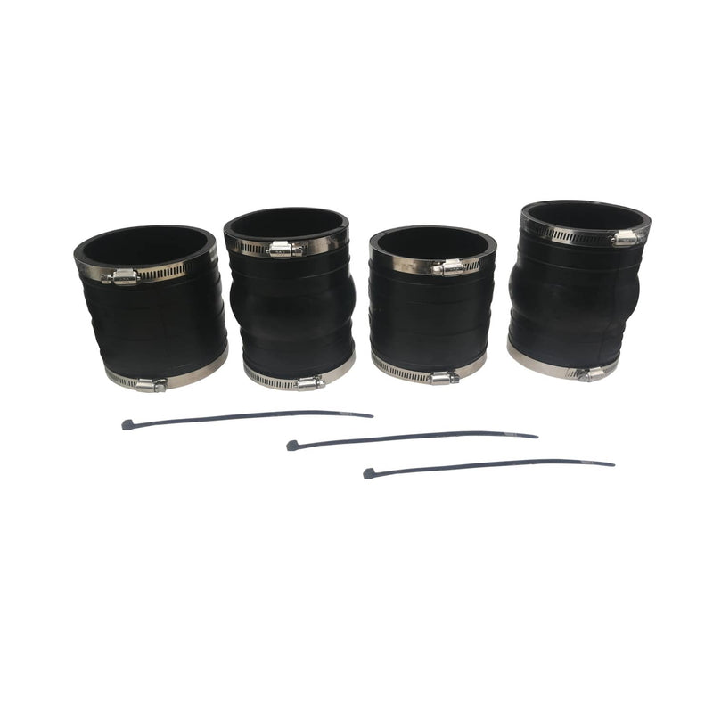 DURAFORCE Upper Lower Rubber Coupler Exhaust Hose Bellows for OMC Volvo Penta 4.3 5.0 5.7L