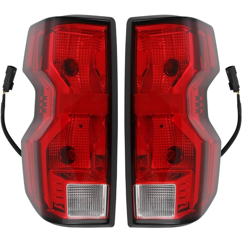 Halogen Tail Lights Driver Passenger with Bulb for Chevy Colorado 2023 2024