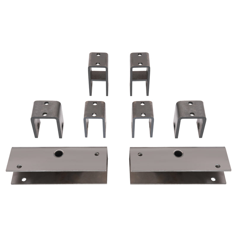 Slipper Spring Tandem Axle Hanger Kit 2" with Equalizer Bolts for Trailer