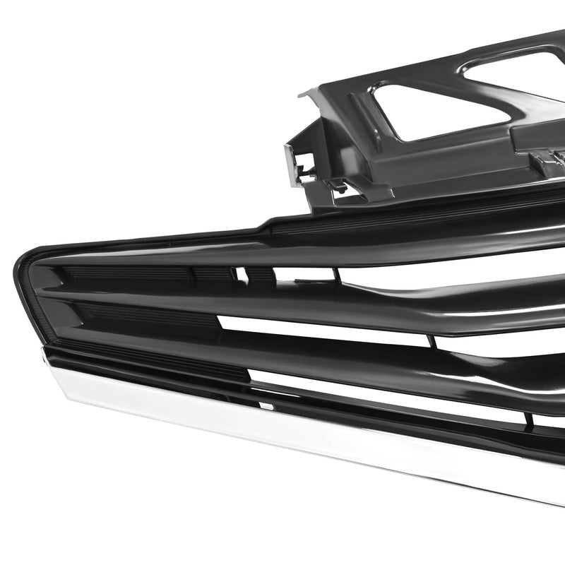 DURAFORCE Front Upper Bumper Grille Cover Assembly for Nissan Versa Note 2014-2016