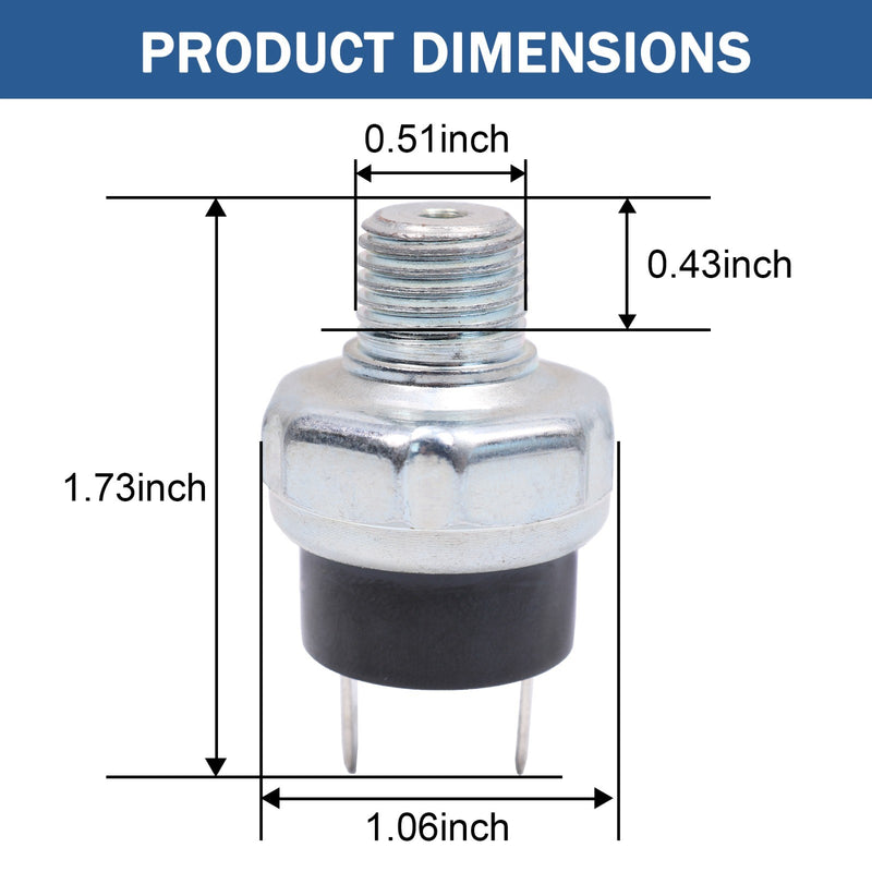 Air Pressure Switch 165-200psi for Air Ride Suspension Compressor Tank