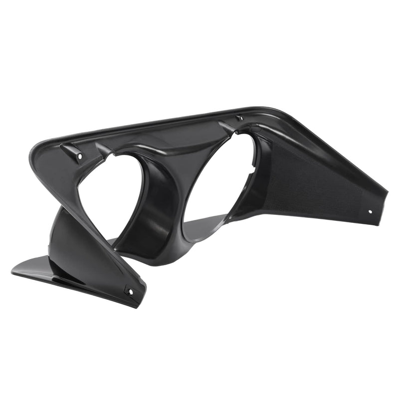 DURAFORCE Black Headlight Bezel Trim Passenger Side RH for Chevrolet C3 Corvette 1968-1982