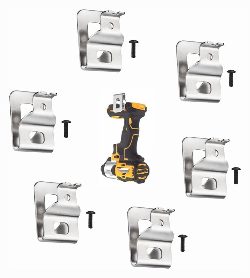 6pcs Belt Clip Hook For Dewalt 20V Drill Impact Driver Flashlight Tools DCD980 E