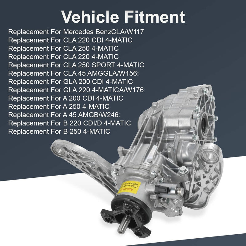 Rear Axle Differential Assembly for Mercedes Benz CLA45 A45 AMG A250 B250 4Matic