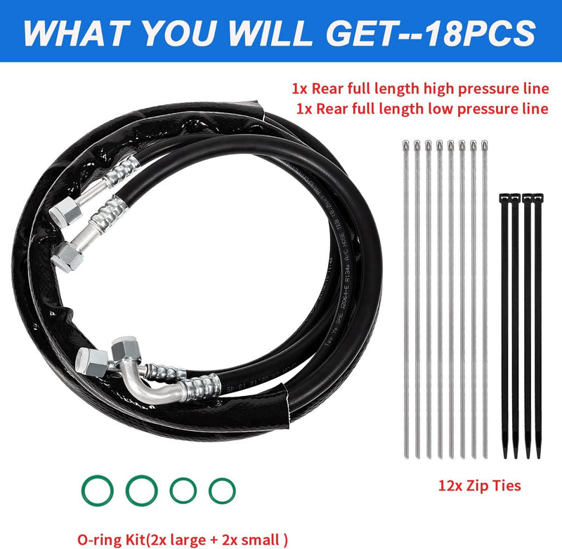 C4677 Rear Aux AC Lines Replacement for Caravan Town and Country 2008-2011