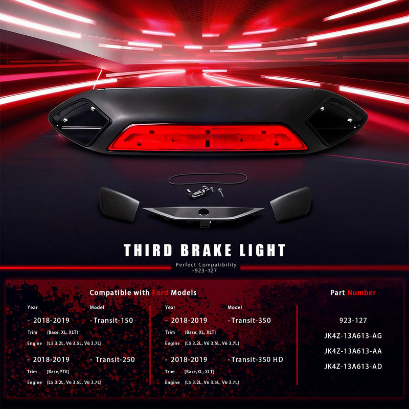 923-127 3rd Brake Light Stop Lamp for Ford Transit 150 250 350 350HD
