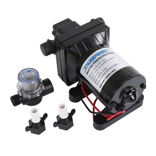 DURAFORCE 3.0 GPM 12V 55 PSI Water Pump for Camper RV Shower Sprayer 4008-101-A65