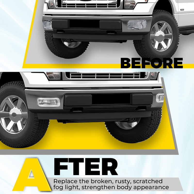 5L3Z15200A Front Right Passenger Side Fog Light Lamp for Ford F-150 2004-2006