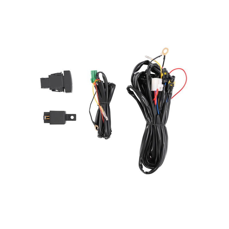 Clear Fog Lights With Ring Wiring Switch for Honda Pilot EX 2012-2015