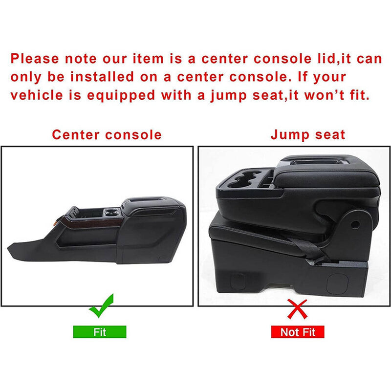 Leather Center Console Armrest Lid for Chevrolet Tahoe 2015-2019 0227083AA