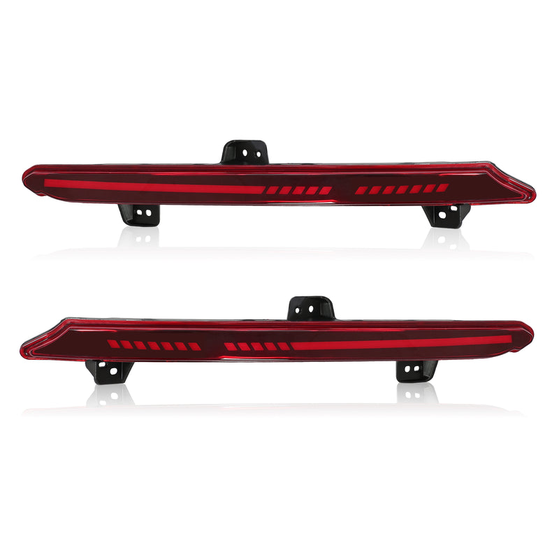 Rear Bumper Lamp Red LED Reflector Tail Light for Honda Accord 2018 2019-2022
