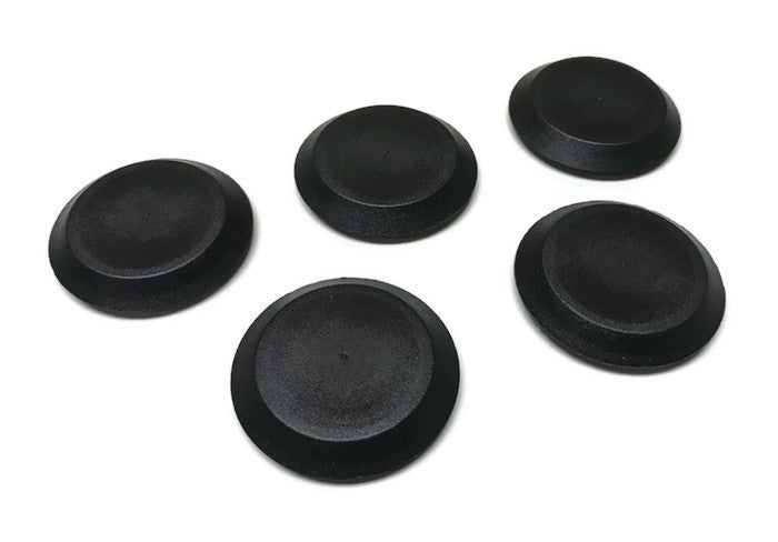 DURAFORCE 1 Inch Black Plastic Flush Mount Hole Plug for Sheet Metal Auto Body Panel (5)