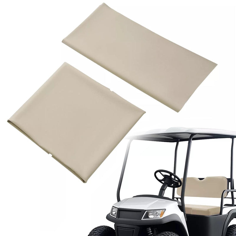 Tan Front Seat Cushion Cover + Back Cover for EZGO RXV 2008-Up