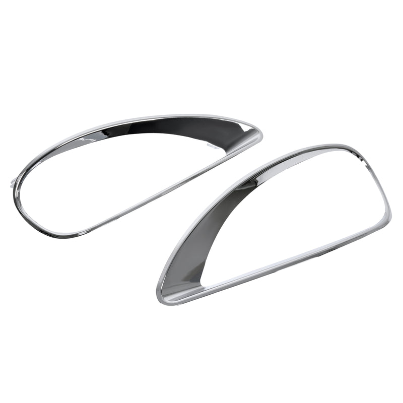 Chrome Headlight Bezel Trim Left & Right for Freightliner Columbia 2001-2017