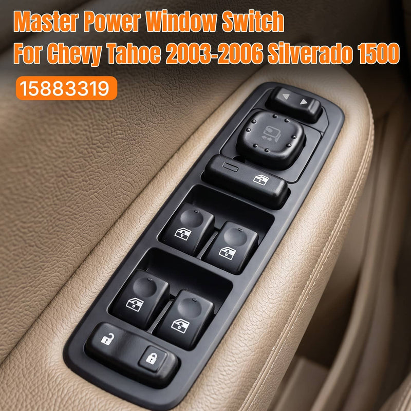 Power Window Master Switch Left Driver Side for GMC Yukon 2003-2005