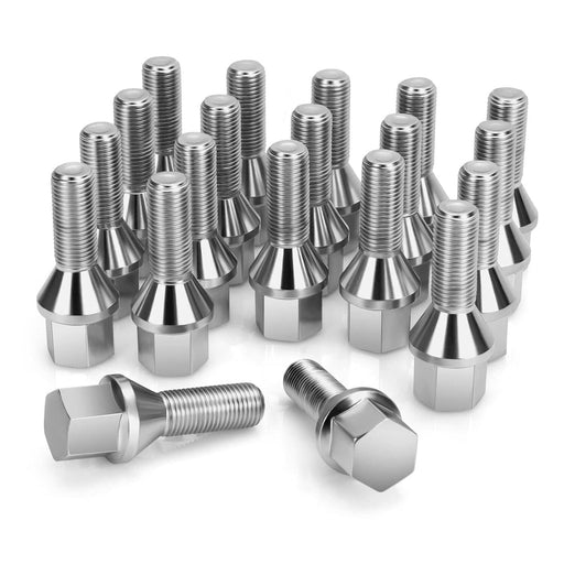DURAFORCE 20PCS 12x1.25 Wheel Lug Nuts for Jeep Cherokee Compass Dodge Dart Chrysler
