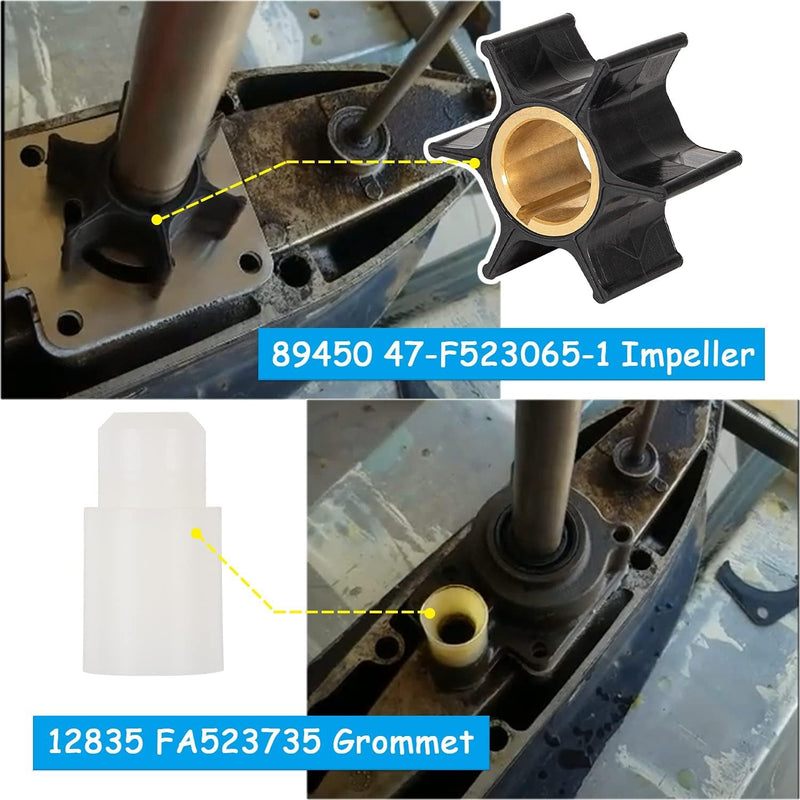 Water Pump Impeller Kit for Chrysler Force 75 85 90 100 105 115 125 140 HP