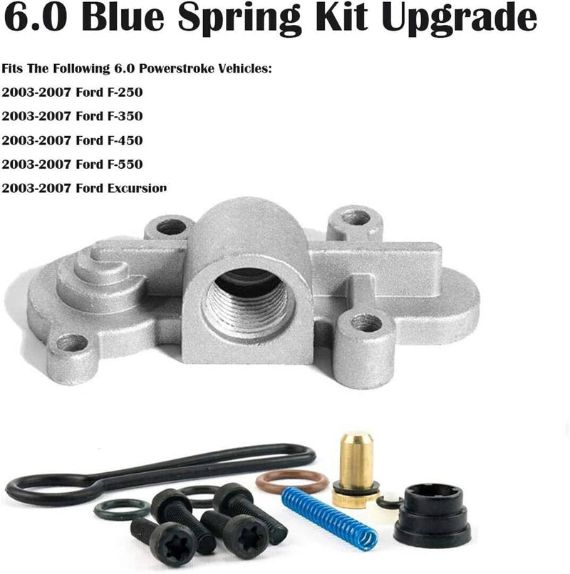 Upgrade Spring Fuel Pressure Regulator for Ford 6.0L Powerstroke 2003-2007