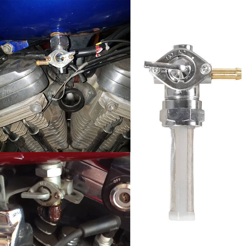 22mm Fuel Valve Petcock Left Spigot for Harley Davidson Sportster 883 1000